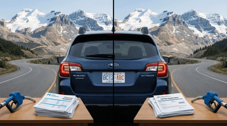 Auto kaufen und halten in West-Kanada: BC vs. Alberta Vergleich