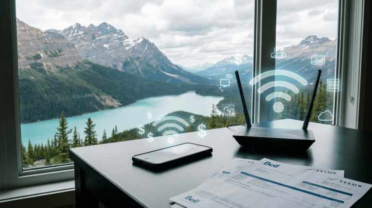 Handy & Internet-Kosten in BC und Alberta